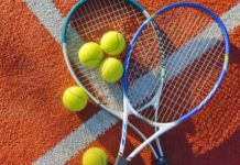 hold a racket